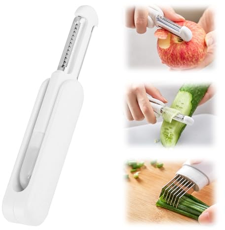 PAYFULLY Pelapatate, 3 in 1 Pelapatate Professionale, Pela Patate e Verdure, Sbuccia Patate per Pelare Patate, Carote e Verdure Varie e Frutta, Ad
