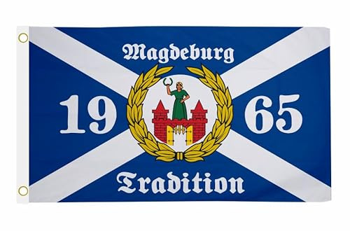 U24 Flagge Fahne Magdeburg Tradition 1965 Hissflagge 90 x 150 cm