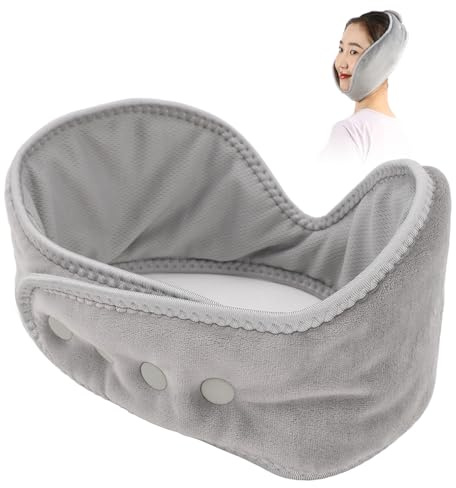 Cojín térmico facial, almohadilla térmica eléctrica USB con 3 ajustes de calor y 3 modos de vibración, alivio de la articulación de la mandíbula, almohadilla térmica para dientes de sabiduría de