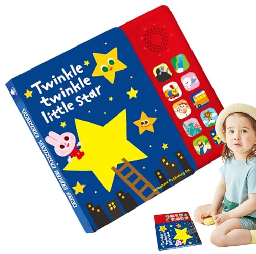 Libri musicali per bambini, libro di canzoni per bambini | Libro di apprendimento musicale,pieno di divertimento di presentare i bambini a imparare l'inglese, giocattoli di apprendimento