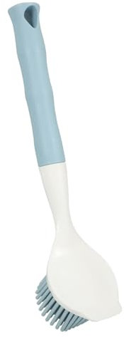 GRIRIW Brosse De Nettoyage De Cuisine à Et Non Rayante pour Vaisselle Et Casseroles Pratique Et Ergonomique Couleur Bleue