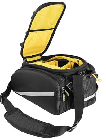 Generisch Fahrrad Satteltasche,Rad Hecktasche Mit Staufach | wasserdichte Multifunktions Satteltasche für Reisen Camping Abenteuer Outdoor-Fotografie