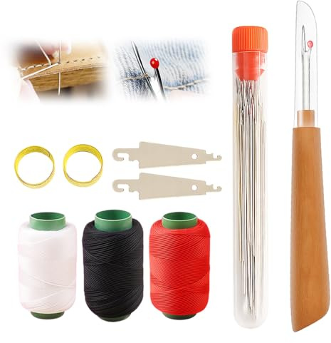 Sewing Kit, 2025 New 37PCS Sewing Tool Set for Adults, DIY, Home, Travel & Emergency, Portable Sewing Accessories Needle and Thread Kit with Thread Spools, Seam Ripper, Thimble (1 Set)