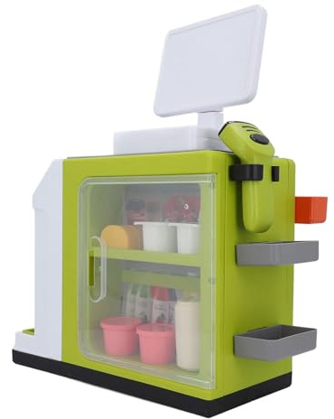 Sxhlseller Simuliertes Supermarkt-Spielzeug-Registrierkassen-Barcode-Scanner-Spielset, Innovativ und Pädagogisch, Geburtstag für, Stoßfeste ABS-Materialien