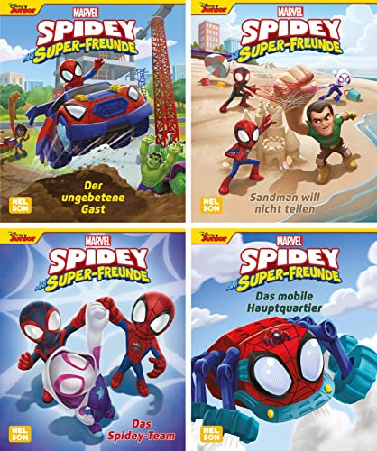 Nelson Mini-Bücher: MARVEL: Spidey und seine Super-Freunde 1-4