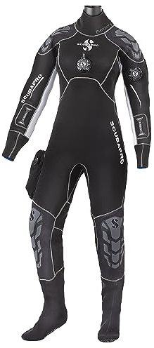 Scubapro EVERDRY 4.0 Damen L Atemregler Set für Kaltwasser, Unisex, Erwachsene, Schwarz, L