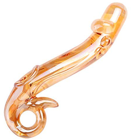 Vidrio Dildo Cristal Cristal Dildo G-Spot Pene Anal Butt Plug Masturbación Estimulador SM Juguete Juguetes Sexuales Diversión Sexual Hacer Súper Grande