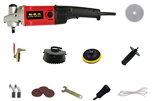 Toplionace 220V Elektrische Stein Hand Nasspolierer Grinder Variable Geschwindigkeit Wassermühle Tragbare Wasser Gefüllte Schleifmaschine 1400 Watt 8100 RPM