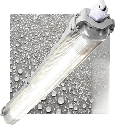 Proventa® EasyBudget LED-Feuchtraumleuchte 60cm 9W 1x Röhre neutralweiss