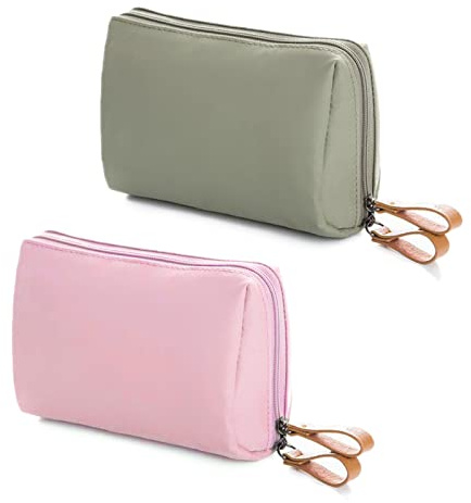 TSHAOUN 2023 Nueva Bolsa Maquillaje Viaje para Mujer Bolsos de baño de Viaje portátiles Impermeables con Cremallera, Organizador portátil para Mujeres y niñas
