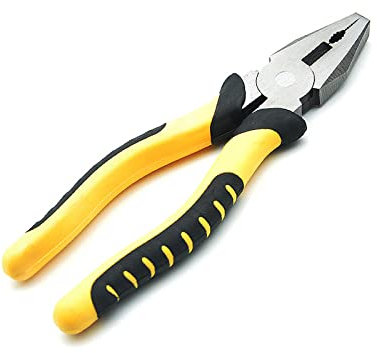 Pinza combinata da 160 mm con impugnatura morbida, pinza universale da 6, per gioielli, modellismo e officina (pinza combinata da 160 mm)