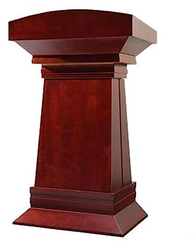 RENLXFI Rednerpult Stehpult Podium Holz Rednerpult, Stehpodium für Kirche Konferenz Klassenzimmer Hochzeiten Büro Studio Verwendung, Rezeption Mehrzweck