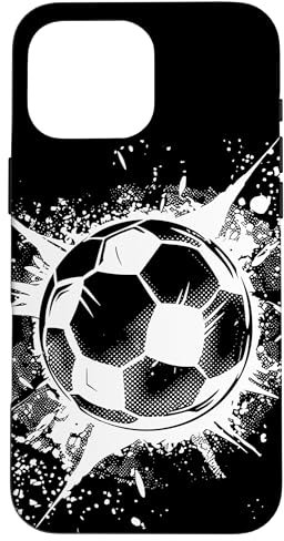 Coque pour iPhone 16 Pro Max Soccer Ball Splash Football Pitch