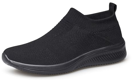 ADQ Zapatos Slip on Planos Caminar Mujer Zapatillas Casual Zapatos Diarios sin Cordones Ligeros Cómodos