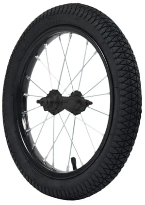 Perfeclan Rueda de Repuesto para Bicicleta Infantil de 12 Pulgadas, Fácil Instalación, Alto Rendimiento, Accesorios de Goma Resistente, Borde de Acero