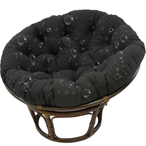 Hängesessel Kissen, Polster, Gartenstuhl Kissen, Wasserdicht Auflage für Polyrattan/Rattan Hängeschaukel, Hängekorb Gemütliches Stuhlauflage, Schaukel Korb Papasansessel Rundkissen,No13,70*70cm