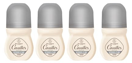 Anti-Transpirant Intense | Roll-On | Contrôle le flux de transpiration & Lutte contre la Transpiration Excessive | Jasmin & Lilas | Parfum Longue Durée |Convient aux Peaux Sensibles | Lot de 4x50mL