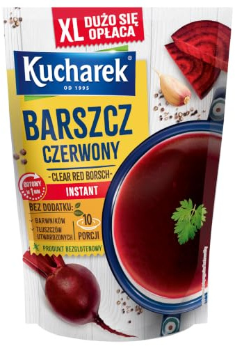 2er Pack Kucharek Barszcz czerwony – Rote-Bete-Borschtschsuppe, 2x120g