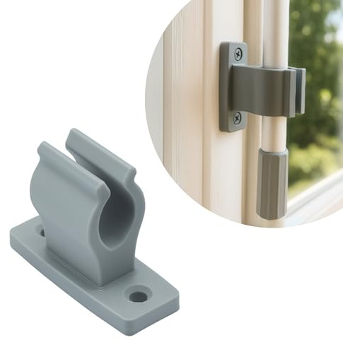 Sintrix Fab Soporte elástico inastillable para manivela de toldo, soporte de pared para manivela de toldo, apto para toldos Thule/Fiamma Omnistor, autocaravanas, accesorios para persianas (32,5 mm de