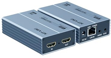 jebyltd Cable Ethernet Extensor HDTV Alcance De 150 M Sonido Vídeo 1080P Controles Remotos por Infrarrojos Y Funcionalidad Bucle Extensor HDTV con Controles Infrarrojos