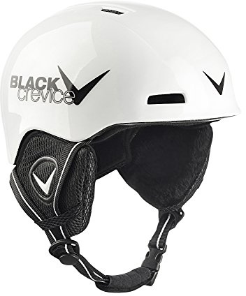BLACK CREVICE Casco da sci per bambini Stubai I Casco da sci dal design sportivo in diversi colori I Casco da sci antiurto unisex I Casco da sci traspirante I Misura regolabile (48-52, Bianco)