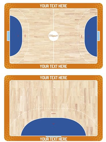 Haberdashery Online Lavagna Tattica Sportiva su Due Lati. Pallamano. Tavolo da Allenamento Personalizzato con Il Logo della Squadra