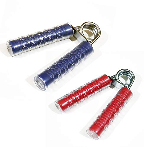 Hui Jin Hand- und Unterarmtrainer – Finger-Greifer, Hand-Greifer, Hand-Griff-Trainer, gemischte Farben, 2 Stück