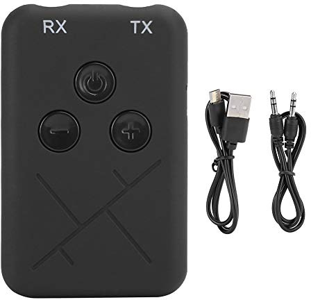 Adattatore Bluetooth, Dual Stream e Multipoint 2 in 1 Trasmettitore Wireless Stereo da 3,5 mm, per sistemi di Streaming di Musica per la casa e per Veicoli,