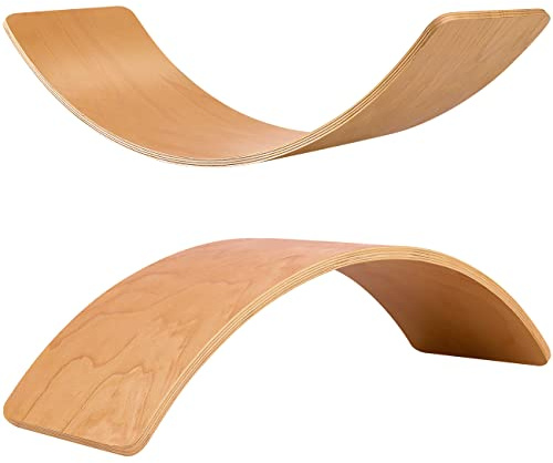 35 Balance Board Kids | Montessori Wobble Board for Toddlers Ages 3-5, Natural Wood Open-Ended Waldorf Sensory Toy for Indoor & Outdoor Play, Core Balance Trainer, Birthday & Christmas Gift 2026