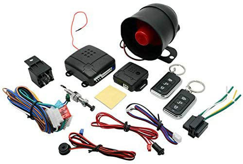 Baceyong Système de verrouillage central de voiture avec télécommande universelle pour 2 voitures