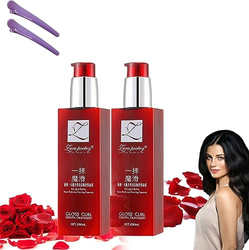 Zoropoetry Magic Hair Care, Magic Hair Care, Hair Smoothing Leave-in Conditioner, Heykomi A Touch Of Magical Hair Care, Hair Smooth Anti-Frizz for Curly, Dry, Damaged Hair (2 Pcs)