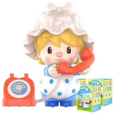 POP MART Sweet Bean Growth Illustration Series-3PC Pop Charakter Zufällige Actionfigur Figur Sammelspielzeug Sammelfigur Partygeschenk