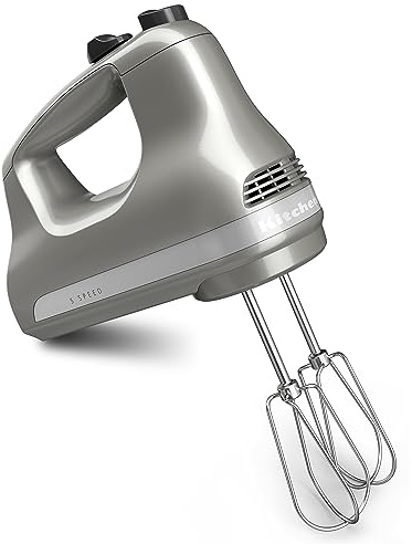 KitchenAid 5-Speed Ultra Power Hand Mixer - KHM512, Contour Silver