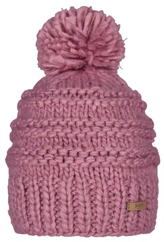 Barts Strickmütze Jasmin grob-gestrickte Wintermütze mit Bommel 1034 Pink 08