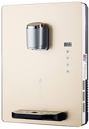 Hot and Cold Water Dispenser with Ice Maker and Child Lock - Wall Mounted Office Water Cooler with Touch Screen for Commercial Use