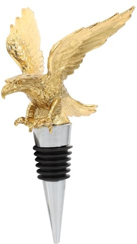 PRETYZOOM Adlerform Weinverschluss aus Rostfreiem Material Dekorativer Flaschenstopfen für Rotwein Geschenke Weinliebhaber