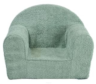 FORTISLINE Kindersessel Mini aus Plüsch 40x33x39 cm - Kinderzimmer Sessel mit abnehmbarem Bezug, waschbar, Oeko-TEX Standard 100, handgefertigt in der EU