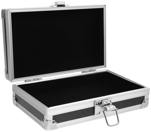DOITOOL Multi Functional Lockable Toolbox Cabinet 7.08X4.33X2.28In Portable Handheld Tool Storage Box with Sturdy Aluminum Alloy for Home Office Travel