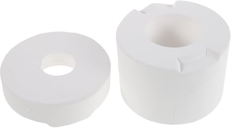 AKOOSY Stampo in Gesso per Tazze da Tè in Ceramica Monoblocco 12,3x12,3x11 Cm per Artigianato Fai da Te, Sformatura Rapida, per Principianti e Artisti Esperti, Strumento per Creazione