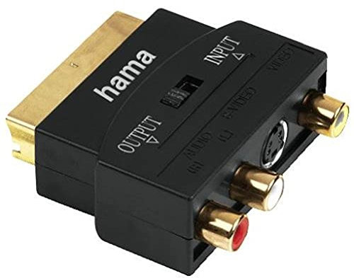 Hama SVHS + 3 Phono SCART, Switchable