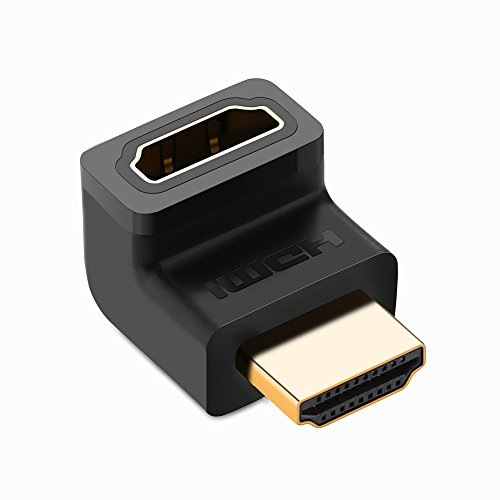 UGREEN Adaptador HDMI Macho a Hembra 270 Grado ángulo Recto de Alta Velocidad, 270 Grado