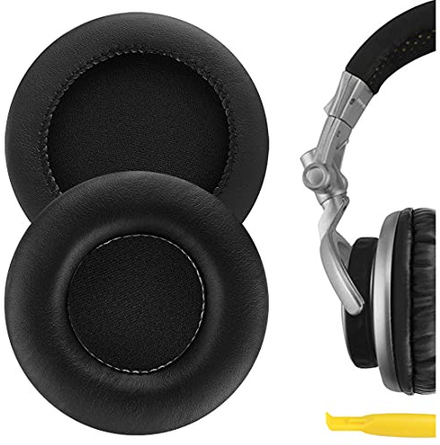 Geekria Replacement Ear Pads for SONY MDR-V700DJ, MDR-Z700, MDR-V500DJ Headphones Ear Cushions, Repair Parts (Black)