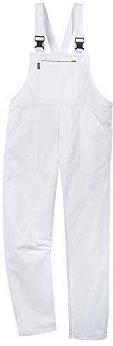 Uvex Whitewear 126 Herren-Arbeitshose - Weiße Männer-Latzhose 56