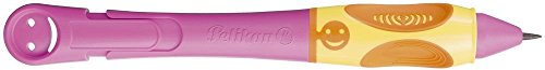 Pelikan 956060 griffix Bleistift für Linkshänder in Faltschachtel, Beere-Rosa