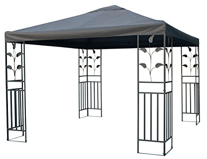 Pavillon Ersatzdach 3x3 Meter - anthrazit - wasserdicht - Pavillondach