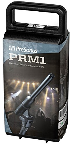 PreSonus PRM1 Microfono di riferimento di precisione | Risposta in frequenza piatta 20Hz–20kHz, correzione acustica ambientale, calibrazione degli altoparlanti