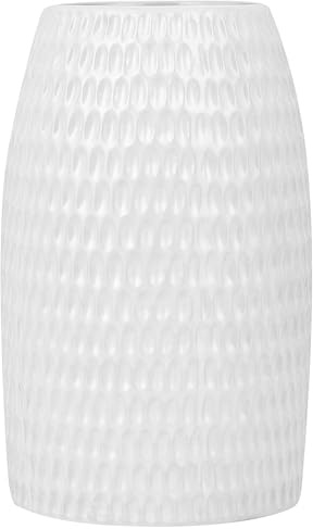 Klassische Vase für saisonale Dekoration weiß Linzi