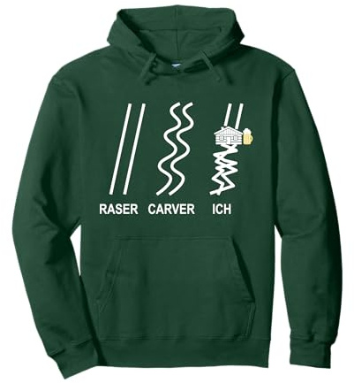 Skifahren - Raser Carver Ich - Après-Ski Pullover Hoodie