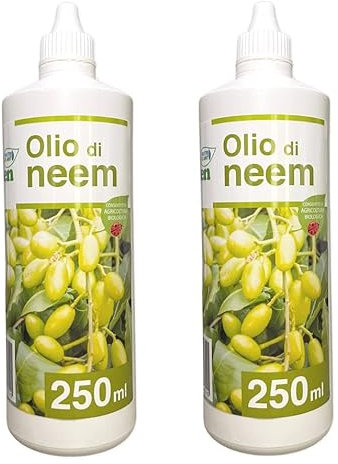 Nutriplant, Repellente Naturale 100% Vegetale OLIO DI NEEM, efficace contro afidi, cocciniglia, ragnetto rosso, zanzare, insetti, consentito in agricoltura biologica, 250 ml (2)