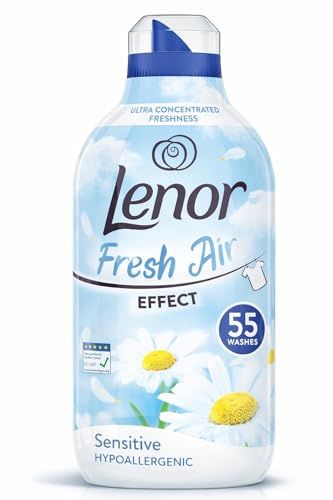 Lenor FRESH AIR EFFECT - Zweifach Konzentriert Weichspüler - Sensitive HYPOALLERGENIC - 55 Waschgänge